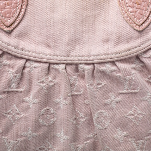 Louis Vuitton Pink Monogram Denim Neo Cabby MM Bag - Picture 3 of 8